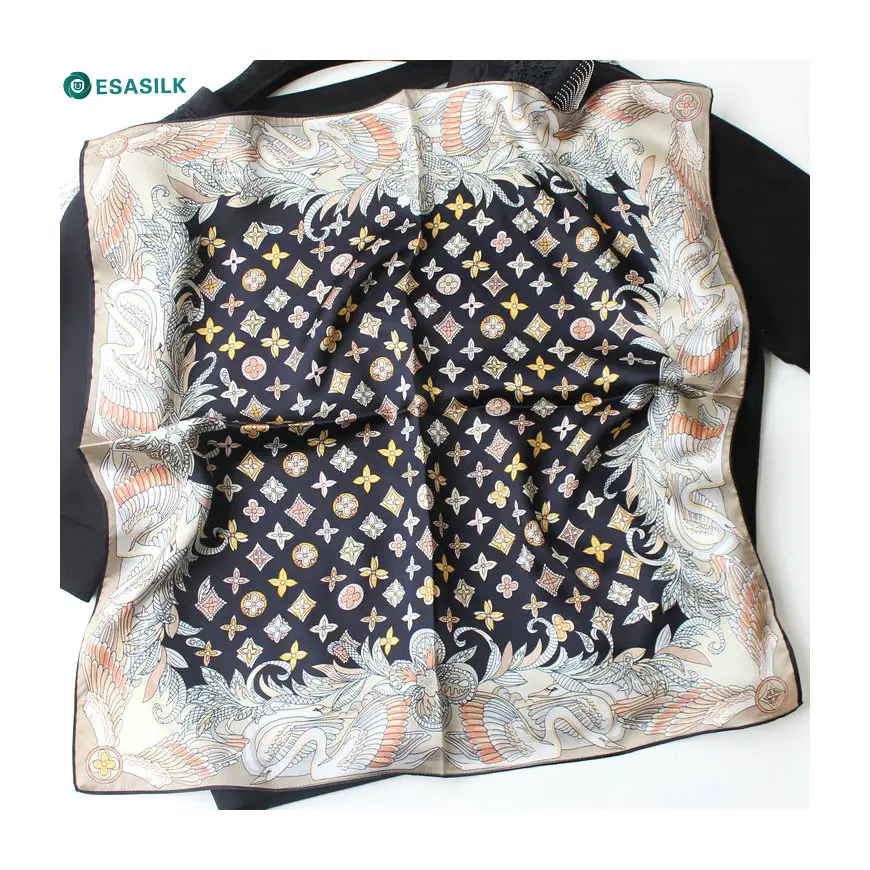 Fashion new style printing silk scarf square scarf for women
