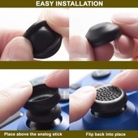 Pour Playstation 5/PS5/PS4/PS3/XBOX ONE/XBOX 360 contrôleur poignées de pouce analogiques couvercle en Silicone