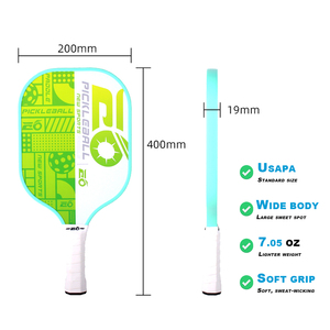 <span class=keywords><strong>Ensemble</strong></span> de raquettes de pickleball en fibre de carbone graphite, comprenant un sac et des balles de pickleball - Product Image 6