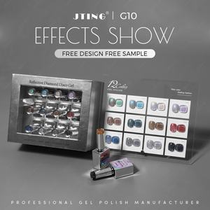 JTING Nouvelle Collection de Vernis Gel Réfléchissant Effet Disco 12 Couleurs – Coffret Unique Effet Laser – Fournitures OEM pour Vernis à Ongles en Gel - Product Image 3