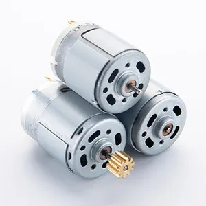 Escova elétrica de alta potência de fábrica 12V/24V/36V 550/555/750/775 Micro motor DC disponível com redutor de velocidade