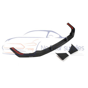 Lèvres avant 20-21 pour <span class=keywords><strong>RS6</strong></span>/7 ABT en fibre de carbone sèche (ensemble 3 pièces) pour pare-chocs de voiture - Product Image 2