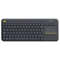 Keyboard komputer TV Touch K400 Plus Hitam 920 007135