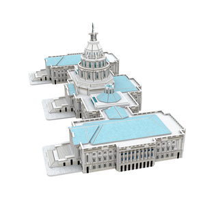 Kiến Trúc Xây dựng mô hình Bộ dụng cụ Mỹ Capitol Washington 3D Câu Đố trẻ em Quà tặng - Product Image 2