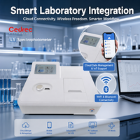 Spectrophotomètre visible de laboratoire 340-1020 nm avec écran tactile 7 pouces