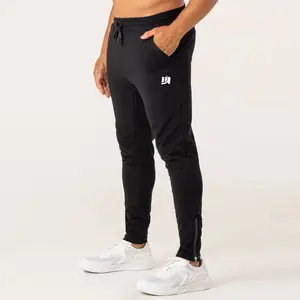 men's Pursuit gym track pants customize logo Training sports joggers Zipped ankle cuffs