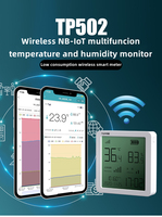 Yimètre intérieur NB-IoT, testeur de température, humidité, détecteur d'anneau de chaleur, communication sans fil avec contrôle via application à distance
