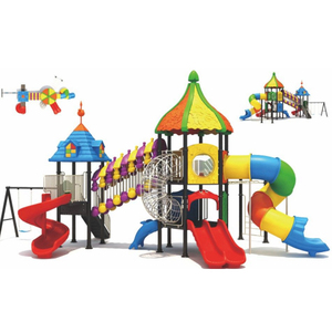 Jouets de porte pour enfants <span class=keywords><strong>Jardin</strong></span> extérieur à prix ouvert Établissement d'un mini labyrinthe Toboggan extérieur Aire de jeux pour enfants - Product Image 2