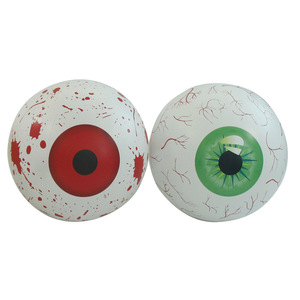 PVC Inflatable Halloween Eyeball Decoration Light Up Ball Battery Powered Round Outdoor Indoor Party Supply Scary Bloodshot - Product Image 4