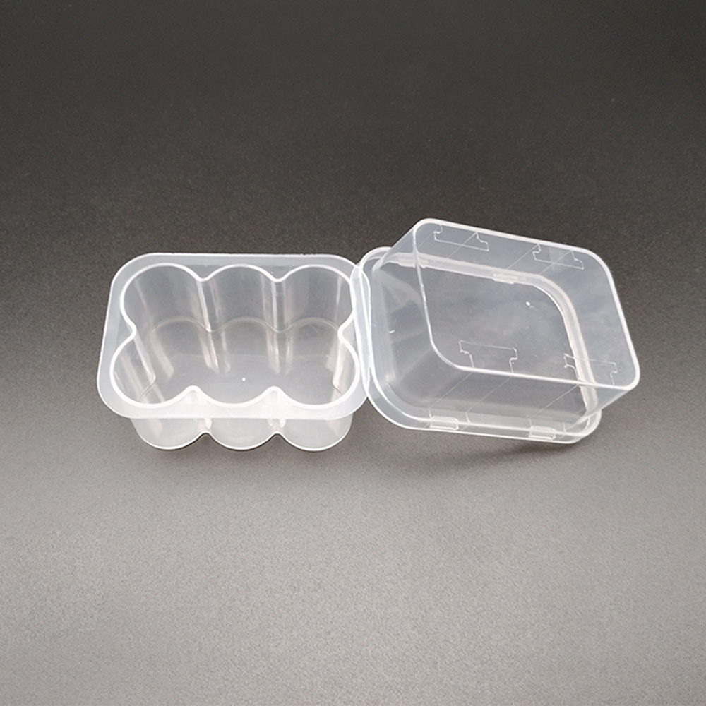 Caja transparente para 6 viales de 3 ml