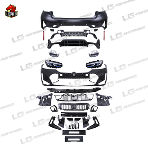 M tech Style PP griglia dei fari del paraurti anteriore posteriore e gonna laterale per <span class=keywords><strong>BMW</strong></span> <span class=keywords><strong>serie</strong></span> 3 2018-2021 G20 da vecchia a nuova G20 lci MT body kit - Product Image 1