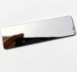 Hot Sell Stainless Steel Name Engravable Blank <b>Rectangular</b> Laser Engraving Brushed <b>Mirror</b> Metal Badge Plate Nameplate Tag - Product Image 3