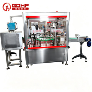Línea de Máquina Llenadora de Aceites Esenciales Totalmente Automática de Alta Velocidad, 3000 Botellas por Hora, Doble Estación, Máquina Llenadora y Tapadora de 4 Cabezas - Product Image 1