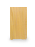 Couverture de balcon Kenda, protection de la vie privée, PVC brun 14 mm, simple face, résistante au vent, résistante aux UV, pour balcons, maisons, villas, cours arrière