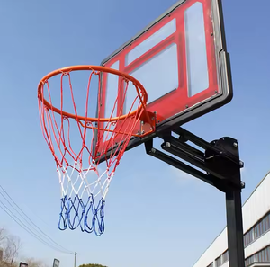 Borde de aro de baloncesto portátil ajustable profesional con tablero elástico de PE directo de la India - Product Image 2