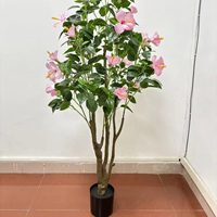 Décoration d'arbre vert artificiel pour la maison, plantes en pot artificielles pour le salon, ornements élégants pour la table à manger
