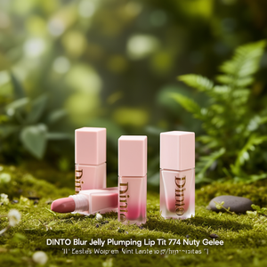 Dinto Blur Jelly Plumping Lip Tint 774 Nutty Gelee - Maquillage coréen pour les lèvres - Teinte à lèvres aqueuse longue tenue - Product Image 3