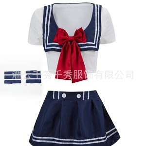 Commerce extérieur de lingerie sexy grande taille européenne et américaine, jupe plissée séduisante style uniforme scolaire, pure et élégante. - Product Image 2