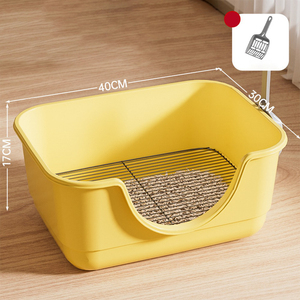Bathtub-Style Stainless Steel Dog Toilet - Anti-Stomp Pee Pad Tray with Litter Drop-Shipping - Product Image 2