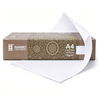 Papel de Copia Doble A4 de Alta Calidad y Resistente, 75 g/m², Hojas Blancas Premium para Fotocopias de Oficina e Impresión, Uso Diario