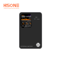 HSONE F21 MY15/MY25L Batterie externe sans fil ultra-mince en alliage d'aluminium à aimant puissant 15W/20W Type-C avec affichage LED 10000MAH
