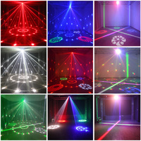 Nouvelle boule magique 3 en 1, lumières LED RGBW rotatives, faisceau lumineux 60W, décoration d'ambiance pour discothèque, bar, club