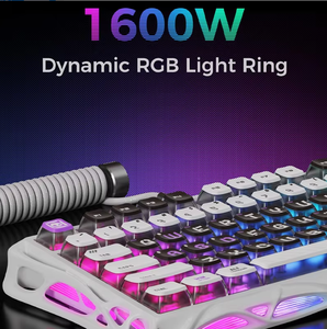 GravaStar V75 Magnetic Switch <b>Keyboard</b>, Wired Single Mode <b>Keyboard</b> with 8K Polling Rate and RGB Backlight for Valorant Esports - Product Image 5