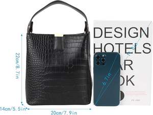 Sac seau élégant en cuir véritable de grande capacité pour femmes, sac à bandoulière, sac à main artisanal de bonne qualité - Product Image 3