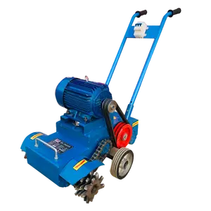 Super Promotions Concrete Floor Cleaning Machine Building Concrete Residue Cleaning Tool Electric Slag Removal Machine