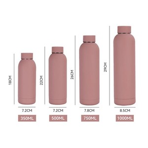 Botella Personalizada <span class=keywords><strong>de</strong></span> Boca Pequeña con Tapa Hermética, Vaso Aislado al Vacío <span class=keywords><strong>de</strong></span> Acero Inoxidable 304 <span class=keywords><strong>de</strong></span> Doble Capa para Deportes al Aire Libre - Product Image 2