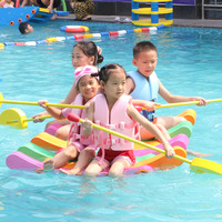 JW-216 EVA Moon Boat Flotteur de piscine pour enfants 170x100x5CM Jouet d'entraînement et d'assistance à la natation