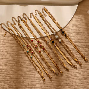 2025 Vintage Court Style Lumière De Luxe Bracelet Diamant Zircon Serpent Os Titane Acier Bracelet - Product Image 2