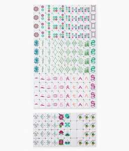 Fichas de Mahjong Americanas de Color Rojo Rosa de Buena Calidad, Fichas de Mahjong Americanas Oh My Mahjong, Juego de Mahjong de Acrílico - Product Image 2