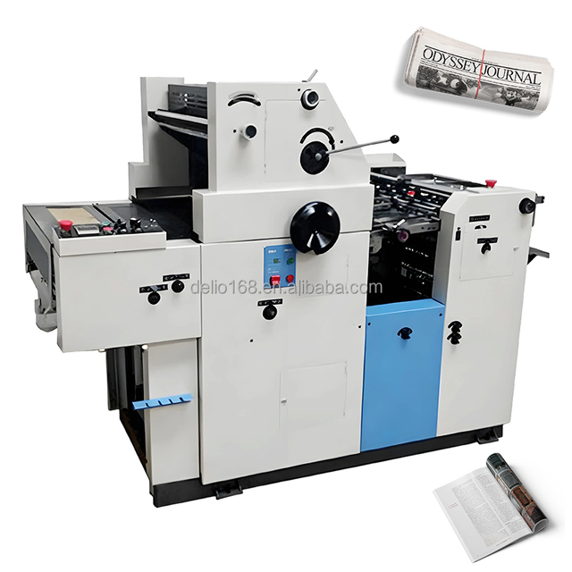 New Large Format Offset Printer Machine for Numbering for Bill Paper Label Card Printing Flatbed Plate Type