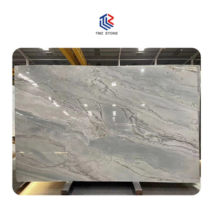 Quartzite Taj Mahal TMZ de haute qualité, poli, grande dalle blanche pour la décoration intérieure de villa - Product Image 2