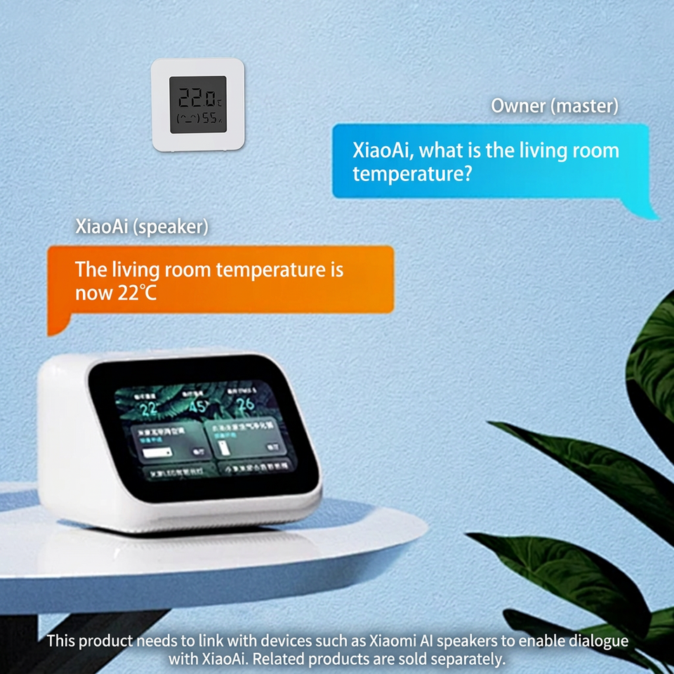 Smart Temperature and Humidity Meter Digital Display Sensor for Indoor ...