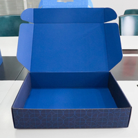 Boîte cadeau pliable de luxe en carton ondulé, couleur personnalisée, boîte d'expédition en papier avec logo pour chaussures, vêtements, t-shirts, costumes