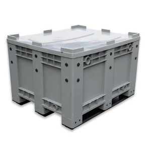 Caja de Palet de Plástico Grande de Fabricante Chino para Almacenamiento de Carga, Contenedor de Equipos con Tapa y Ruedas - Product Image 4