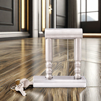Cadenas professionnel à cylindre en laiton cléable 120 mm, serrure de porte en acier inoxydable 135x140x36 mm, boîte métallique grande taille, emballage couleur