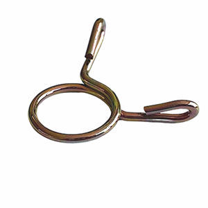 Colliers de serrage à ressort <span class=keywords><strong>double</strong></span> fil en acier galvanisé sur mesure pour tubes, clips de fixation pour conduites de carburant, air, gaz, hydrauliques, et tubes de vide en silicone - Product Image 3