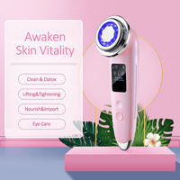 Dispositif de beauté de Machine de levage de visage d'Anti-rides de microcourant de rajeunissement de peau vibrant à haute fréquence pour un usage domestique