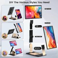 Monitor Portátil de 15.6 Pulgadas para Profesionales Creativos, Diseño Gráfico, Edición de Video, Pantalla Portátil para MacBook Pro, Air, Windows
