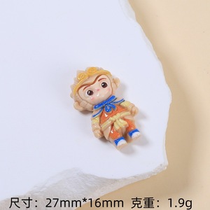 Wukong resina encantos Son <span class=keywords><strong>Goku</strong></span> mono DIY decoración para teléfono caso pinza de pelo - Product Image 6