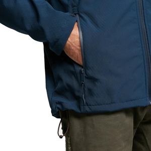 Veste universitaire pour homme, streetwear d'hiver, col montant, doublure polaire, coupe-vent léger, imperméable à la pluie, à capuche, pour la randonnée - Product Image 3