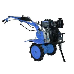 Dinking Portable Diesel Powered 5.5HP Mini Rotary Tiller Cultivators Mini Tractor Cultivator Machine Machinery, TL1WGCZ4.1-105