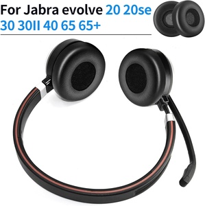 Coussinets d'oreille de remplacement pour écouteurs <span class=keywords><strong>Jabra</strong></span> <span class=keywords><strong>Evolve</strong></span> 20 20se 30 30II 40 <span class=keywords><strong>65</strong></span> <span class=keywords><strong>65</strong></span>+ - Product Image 3