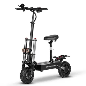 Quickwheel 85 km/h 6000W 11 inch công suất cao tốt nhất điện dành cho người lớn Scooter có thể gập lại điện Scooter pin 36V 1500 AH