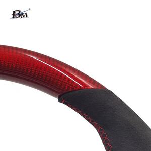 BM para <span class=keywords><strong>Lexus</strong></span> GS F10 Series IS NX10 Series CT10 Series 2011-<span class=keywords><strong>2023</strong></span>-UP Volantes deportivos de fibra de carbono rojo - Product Image 3