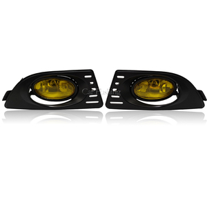 Xe phía trước bội thu ánh sáng cho Acura <span class=keywords><strong>RSX</strong></span> 2005 2006 2007 ổ đĩa sương mù đèn khai thác Kit Sương Mù Ánh sáng Bìa Vàng ống kính Halogen - Product Image 3