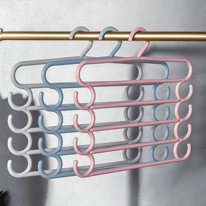 Kunststoff Multi-Layer <span class=keywords><strong>Pants</strong></span> Aufbewahrung regal Multifunktion ale Fünf-Schicht-Handtuch hängen Creative Home Multi-Layer <span class=keywords><strong>Pants</strong></span> Rack - Product Image 4